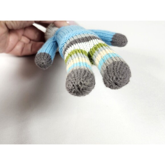 Blabla Kid's Doll Knitted Cat Stuffed Toy Plush School Book Boy - Picture 3 of 6